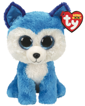 Beanie Boos Prince (blå husky) - TY Bamser