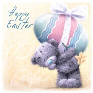 Kort Happy Easter (påskekort 14x14cm) - Me To You