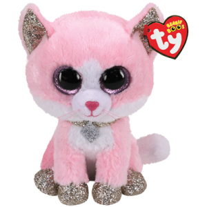 Beanie Boos Fiona (rosa katt) - TY Bamser